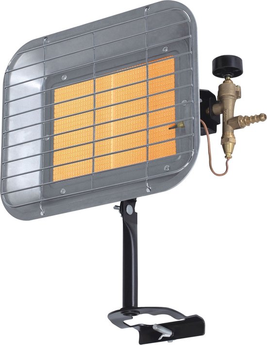 Perel Terrassenheizung auf Gas, Butan oder Propan, 4500 W