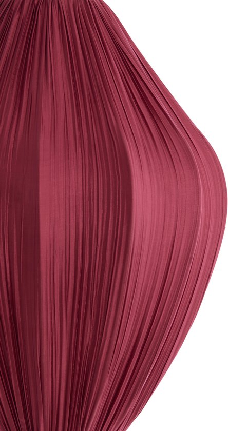 Light & Living – Hängeleuchte – Verita – rot – Textil – Ø 47 cm – E27 – 2993617