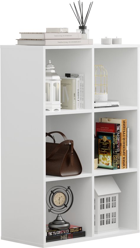 VDD - Regalschrank - Regalschrank weiß - Bücherschrank - Wandschrank - Bücherschrank weiß - Wandschrank - weiß