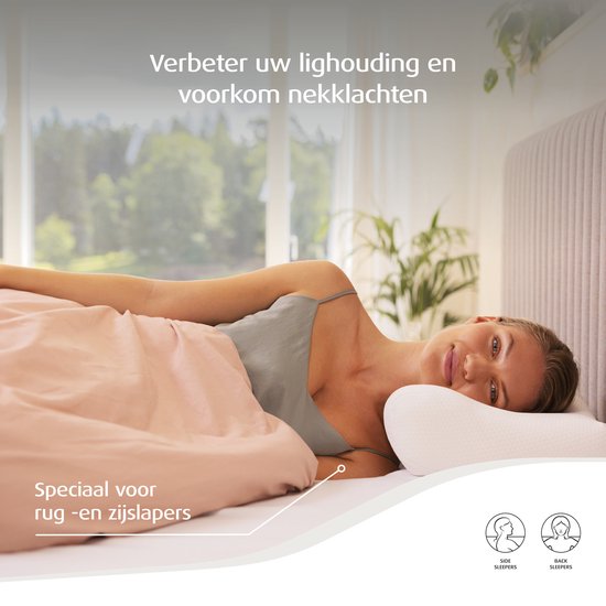 TEMPUR® Millennium™ Kopfkissen - Memory Foam Kopfkissen - 64x32x11/6 cm - Seiten- und Rückenschläfer