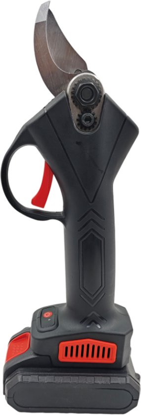 TOOLX Elektrische Baumschere - Astschere - Gartenschere - 30mm Schnittdurchmesser - Inkl. Aufbewahrungskoffer und 2 Batterien