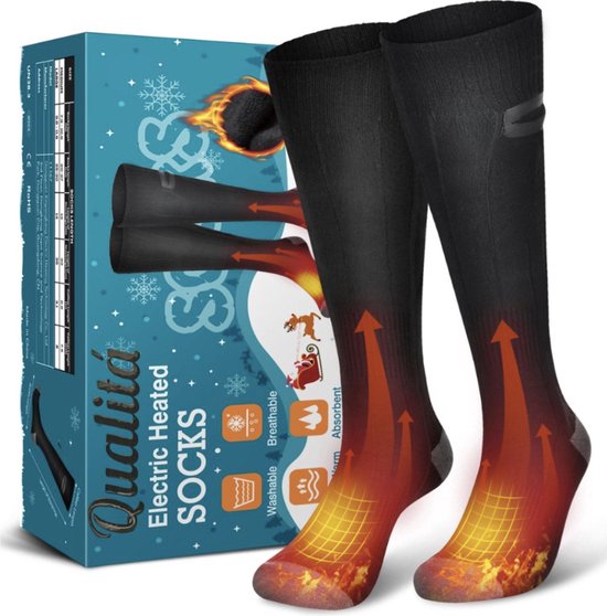 Beheizte Socken – Elektrische Socken – Socken – Elektrisch beheizte Socken – Größe 36–41