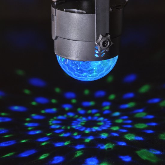 Denver Rotating Disco Light - LED - Discokugel - Musikgesteuert - Fernbedienung - Erwachsene / Kinder - LDB318