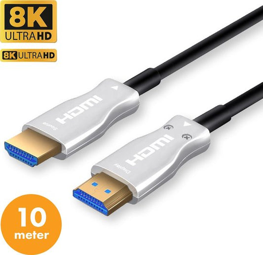 Drivv. Premium HDMI Kabel 2.1 - AOC - HDMI Kabel 10 Meter - Ultra HD High Speed 8K - Geeignet für Xbox Serie X & PS5 - HDMI 2.1