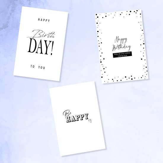Partizzle - Trockene Blumen Grußkarten Set von 36 - 15 x 10 cm & Aquarell Design - Mit Kraft Umschläge und Blanko Innenseite - Für Hochzeit und Glückwunsch - Mehrfarbiges FSC Papier
