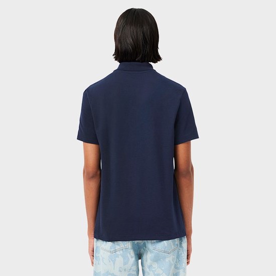 Lacoste Poloshirt, atmungsaktiv, dunkelblau (Navy) – Größe L – Herren