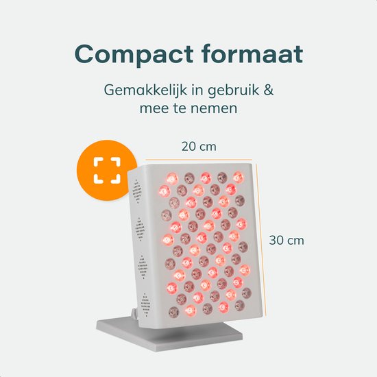 Soft&Silky Infrarotlampe - 300W - 630/850NM - 60LEDs - Infrarottherapie - Rotlichttherapie - Lampe für Muskeln - Lichttherapie - Gesicht - Gelenke - Rotlicht