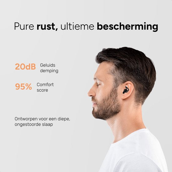 Ohrstöpsel - Inkl. Aufbewahrungsbox - Ohrstöpsel zum Schlafen - Ohrstöpsel für Festival - Loop Sleep - Silikon- Partystöpsel - Gehörschutz - Schwarz - Alyze