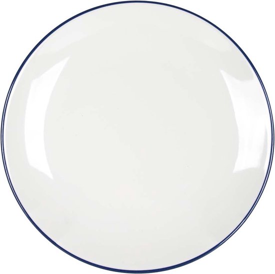 Gimex - Linea Line - Essgeschirr - Blau - 12-teilig