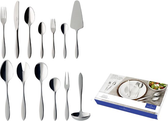 Villeroy & Boch Arthur Besteckset - 68 Teile - Edelstahl