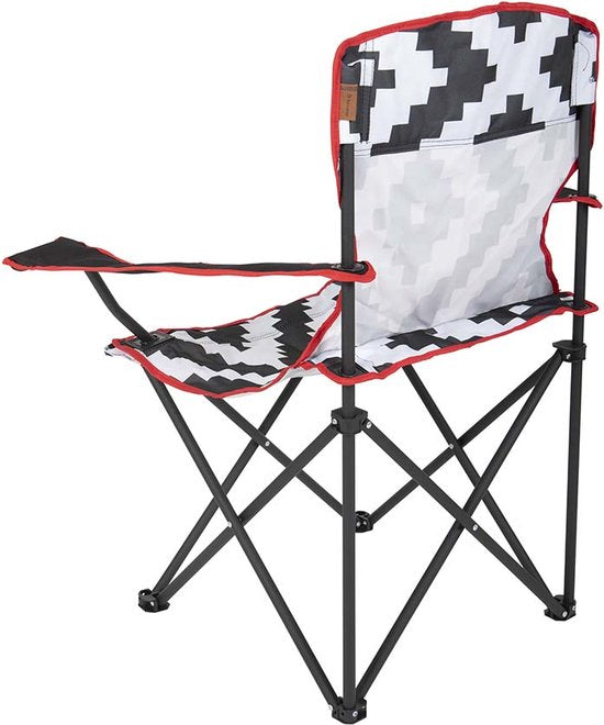 Bo-Camp - Urban Outdoor - Klappstuhl - Madison - Schwarz/Weiß