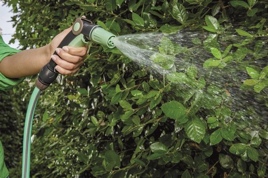 Spritzpistole G.F. Garden RECO 3 Jet Easy – 3 Sprühstufen – ergonomisch – Daumenregler – recycelter Kunststoff – Gartenbewässerung und Reinigung