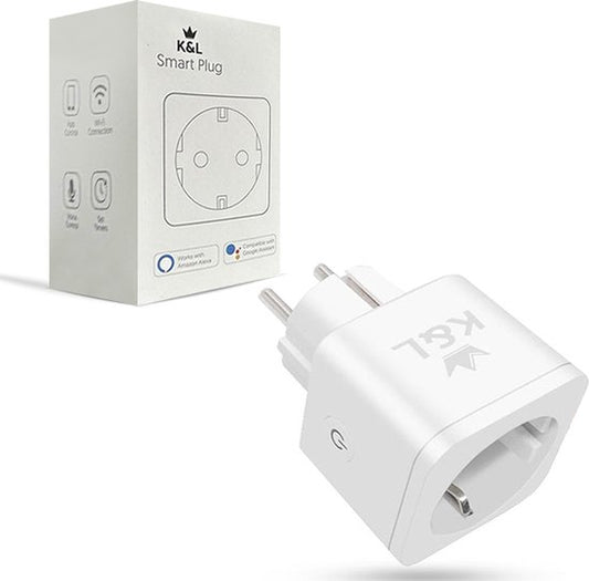 K&L Smart Plug - Intelligenter Stecker - inkl. Energiezähler und Zeitschaltuhr