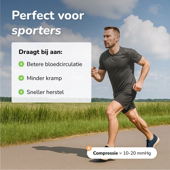 Alyze Compression Socks - 2 Paar - Größe 36-41 - Für Frauen und Männer - Neuropathie - Strümpfe - Medizinische Stützstrümpfe - Diabetes - Bett - Schlaf - Sport - Socken - Durchblutung & Laufen