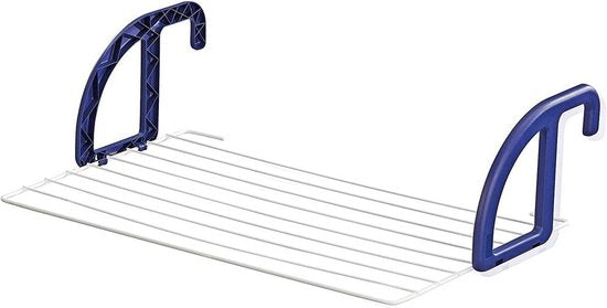Leifheit Hängetrockengestell Classic 70 - Trockenlänge 7 m Trockenlänge - weiß - blau