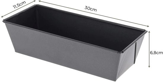 COOCK - Backblech - Kuchenform mit Antihaftbeschichtung - Kuchenform - Backblech 30 cm - Inkl. Teigschaber & E-Book