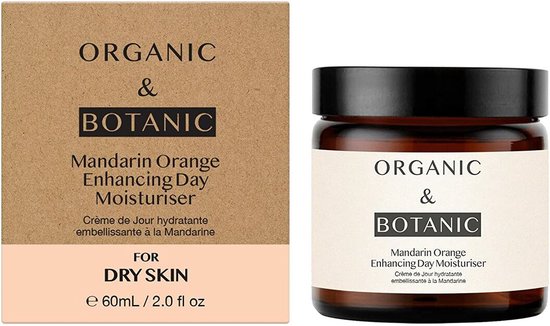 Gesichtscreme Organic & Botanic Mandarin Orange Feuchtigkeitsspendend (60 ml)