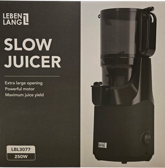LEBENLANG – Entsafter – Slow Juicer – Entsafter für Obst und Gemüse – Entsafter für Obst und Gemüse – Saftmaschine – Saftbereiter – Slow Juicer – Entsafter – 100 % BPA-frei – Leiser Entsafter