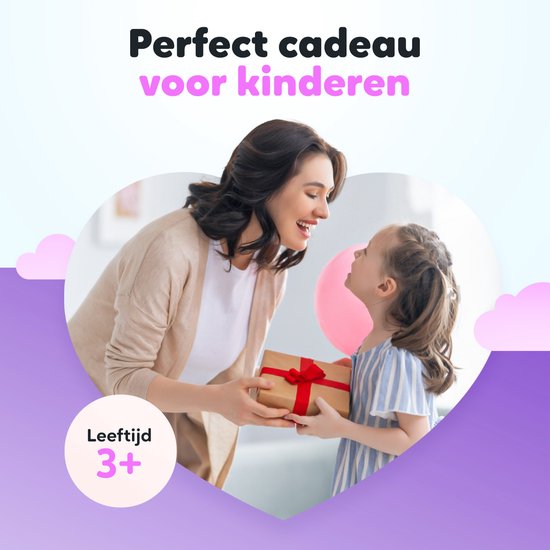 Spoused Kinder-Tablet - 10,1 Zoll - Kinder-Tablet ab 3 Jahren - 64GB - 4GB RAM- 6000 mAh Akku - Inkl. Schutzhülle & Parent Control App - Lila