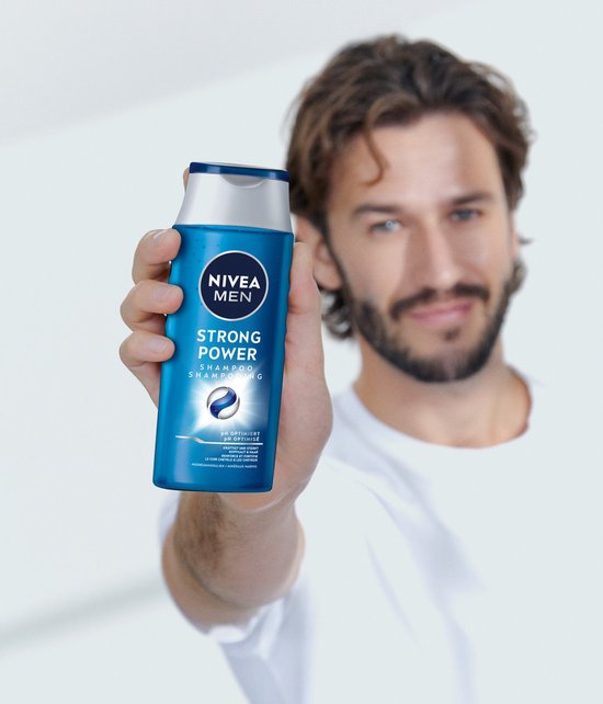 NIVEA MEN Strong Power Hair Shampoo - Angereichert mit Meeresmineralien - Sanfte Formel Haarshampoo - Vorteilspackung - 6 x 250 ml