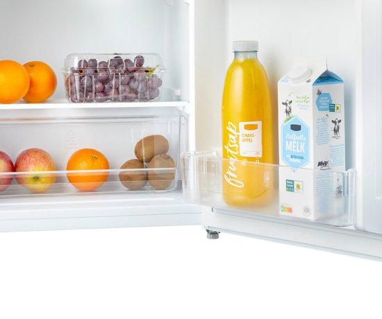 Tomado TLT4702W - Tischkühlschrank - 93 Liter - 3 Ablagen - Energielabel E - Weiß
