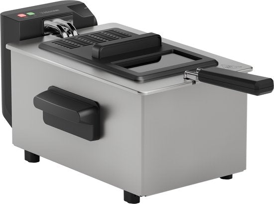 Tristar Fritteuse 3 Liter - FR-9327 - Fritteuse 2000W - Sichtfenster - Edelstahl