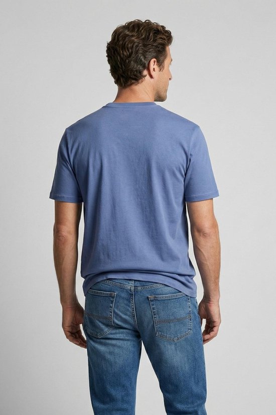 T-Shirt mit McGregor-Vintage-Motiv, Blau – Herren – Größe XXL