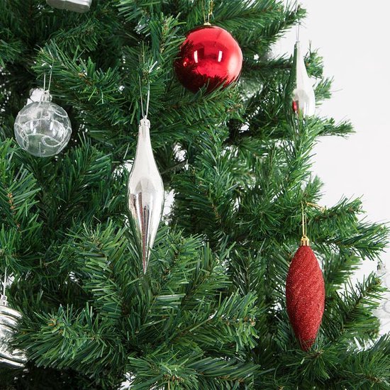 Casaria Weihnachtsbaum 150 cm PVC - Metallfuß - Grün