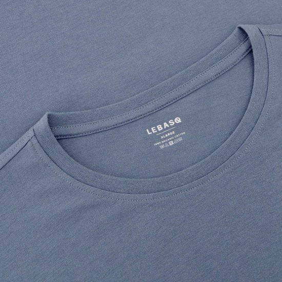 LEBASQ - The Baker - T-Shirt - Kurzarm - Grau - L- Bio-Baumwolle - 3D Print