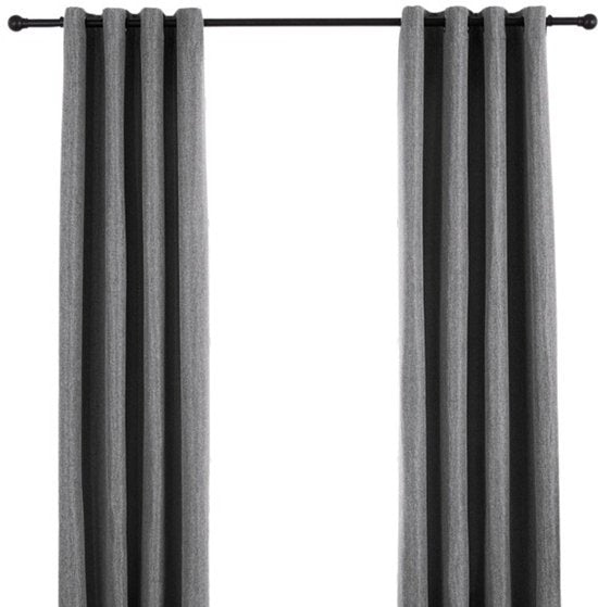Lifa Living - Beige Luxusvorhänge - Verdunkelung - Polyester - Mit 8 Aufhängeringen - 150 x 260 cm