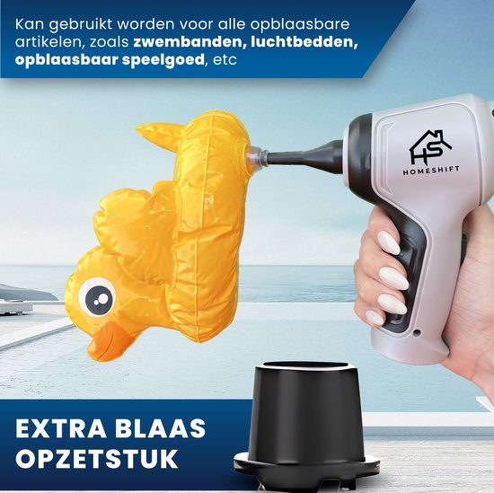 HomeShift® Autostaubsauger Cordless V2 - Krümelsauger - Handstaubsauger - Kleinstaubsauger - Schnurloser Staubsauger - Air Duster - Nass & Trocken - Grau