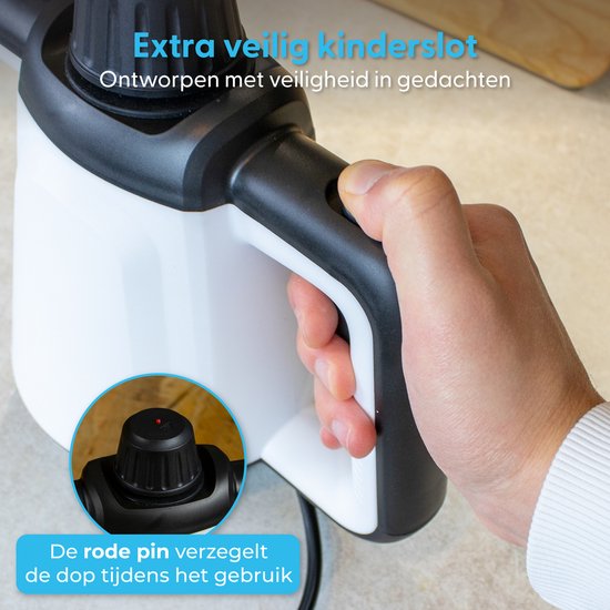 Ølven Handdampfreiniger - 5 in 1 - Dampfreiniger - Fleckenreiniger - Teppichreiniger - 450ML - 1200W