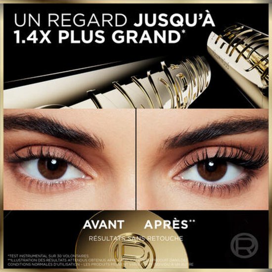L'Oréal Volume Million Lashes Panorama Mascara Dunkelbraun - 3 x 8 ml - Sparpackung
