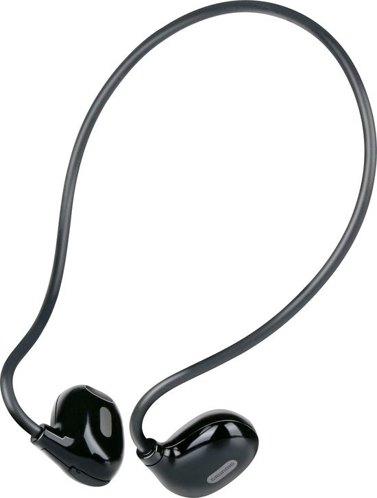 Grundig Bone Conduction Earbuds - Bluetooth-Ohrhörer mit 5 Stunden Wiedergabezeit - kabellose Ohrhörer für Musik und Freisprecheinrichtung - inkl. USB-C-Ladekabel