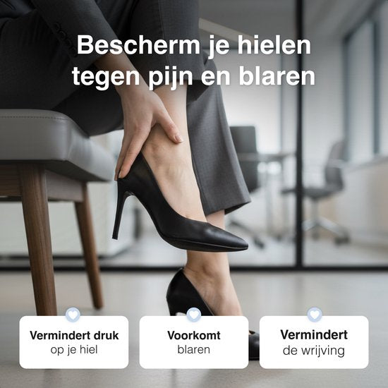 Fersenschoner - 6 Stück - Fersenpolster - Orthesen - Anti-Rutsch-Fersensohle - Gegen Blasen - Fersenpolster - Fersenpolster für Schuhe