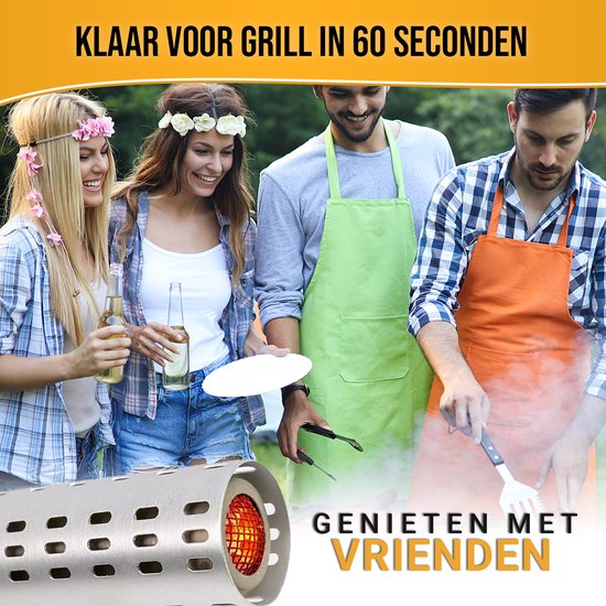 Bbq Meating Bbq Feuerzeug - Looftlighter - BBQ Zubehör - One Minute Lighter - Elektrisches Bbq Feuerzeug - Bbq Starter - Geschenk