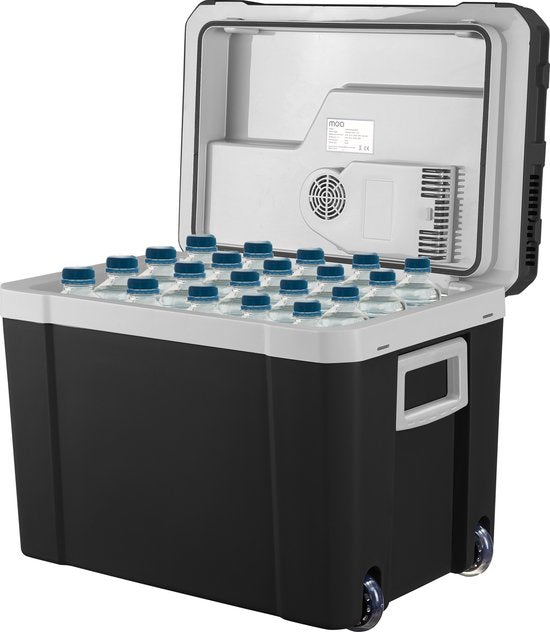 MOA Coolbox Electric 12v 230 volt - 40L - Frigobox - Camping Kühlschrank - Auto und Camping - Kühlung und Heizung - Schwarz