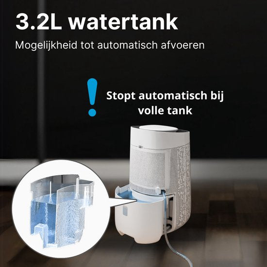 2x Sofresh Luftentfeuchter & Luftreiniger in 1 - Räume bis zu 40m² - Entfeuchtet 16L pro Tag - App-Steuerung - HEPA-Filter - Geräuschlos - Wohnzimmer, Schlafzimmer, Bad, Keller- Weiß