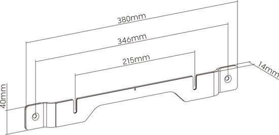 Sonos Ray Soundbar Wandhalterung - wandmontiert - weiß