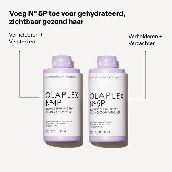 Olaplex No. 4P Blonde Enhancer Toning Shampoo | 250 ml | Für blondes und graues Haar