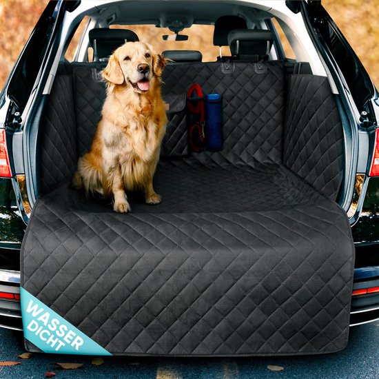 Auto-Kofferraumschutz Hund gepolstert mit Seiten- und Kofferraumschutz, Hundedecke, Kofferraum, wasserdicht und kratzfest, universelle Kofferraumschutzmatte für Hunde
