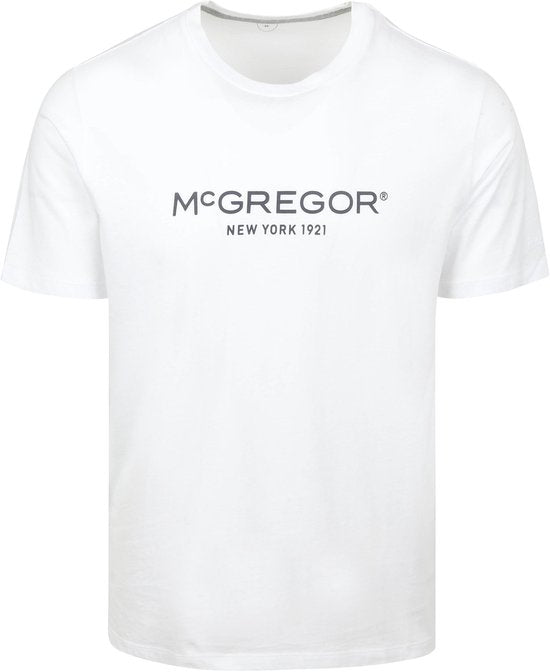 McGregor Essential T-Shirt Logo Weiß - Größe L - Männer