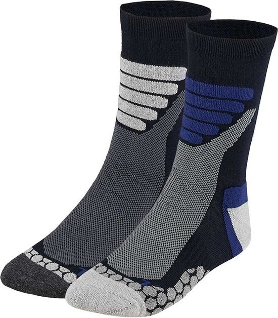 Xtreme Wandersocken, 2er-Pack – Unisex-Socken aus Synthetik – Multi Blue