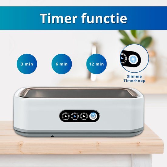 Ultraschallreiniger - 650ml - Brillenreiniger - Schmuckreiniger - Uhr - Zeri
