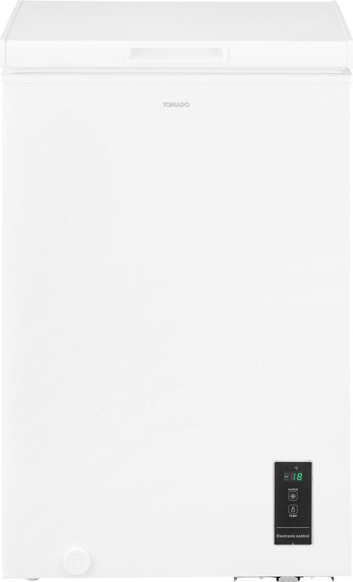 Tomado TCF0991W - Gefrierschrank - 99 Liter - Superfreeze - Digitaler Thermostat - Low Frost - Energielabel E - Weiß