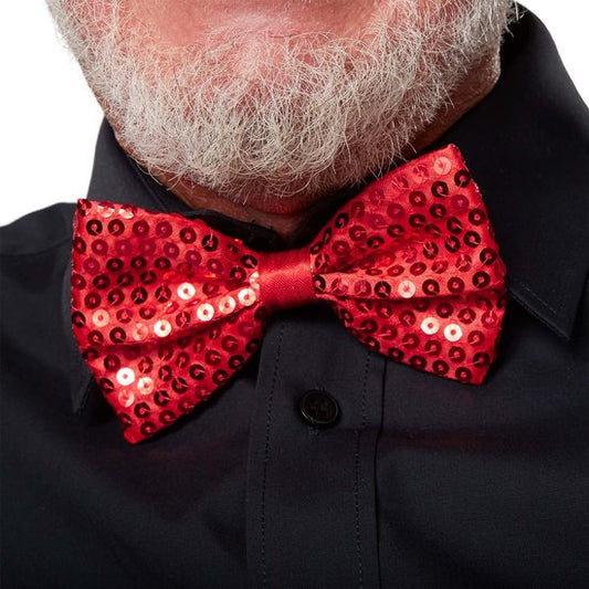 Dressforfun Faschingskostüm Paillettenfliege – Rot – Herren – Einheitsgröße