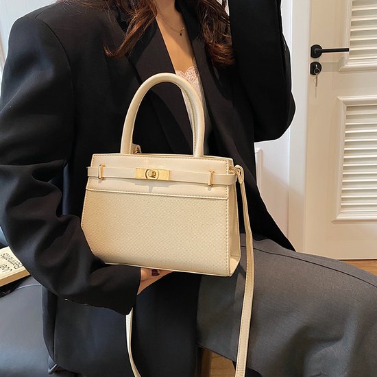 Aramae® - Handtasche Damen - Crossbody Bag Damen - Umhängetasche Damen - Geschenk für Frauen - Weiß