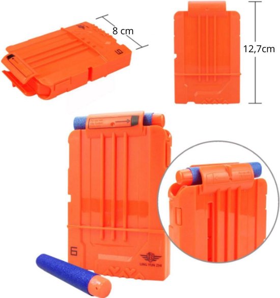 VAIVE Tactical Weste geeignet für Nerf - Inklusive Darts & Magazin für Pistolen