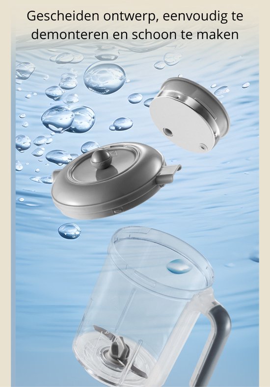 Livista® - Babymixer und Dampfgarer - Großes Fassungsvermögen - Babynahrungsmaschine - Dämpfen, Mixen und Erhitzen - für gesunde Babynahrung