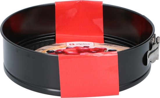 alpina Springform - Antihaft - Metall - Ø 28 x 6,7 CM - Schwarz